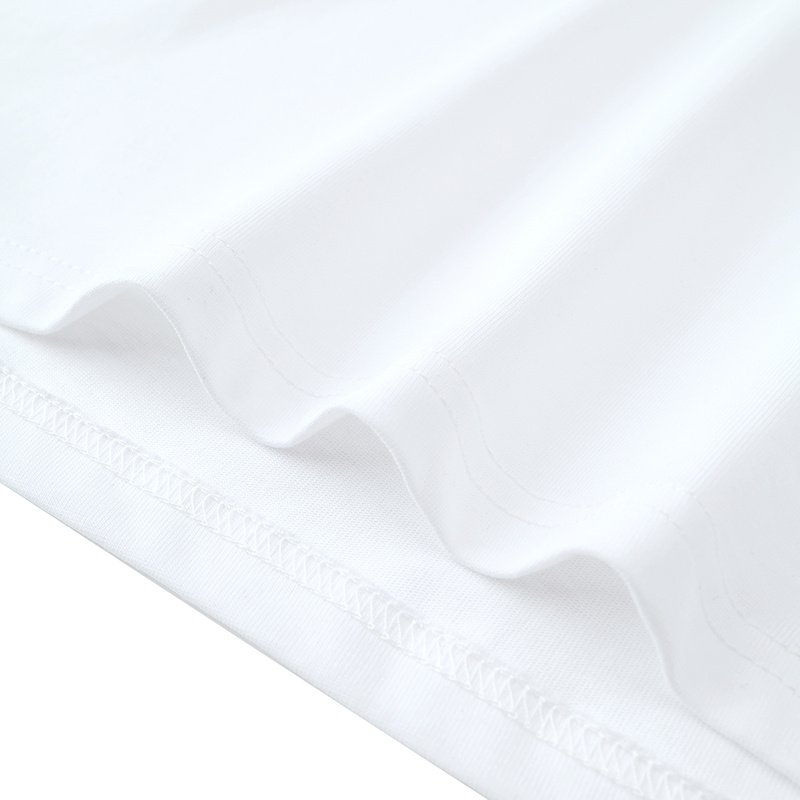 Футболка Burberry With Logo Patch Cotton "White" фото № 5