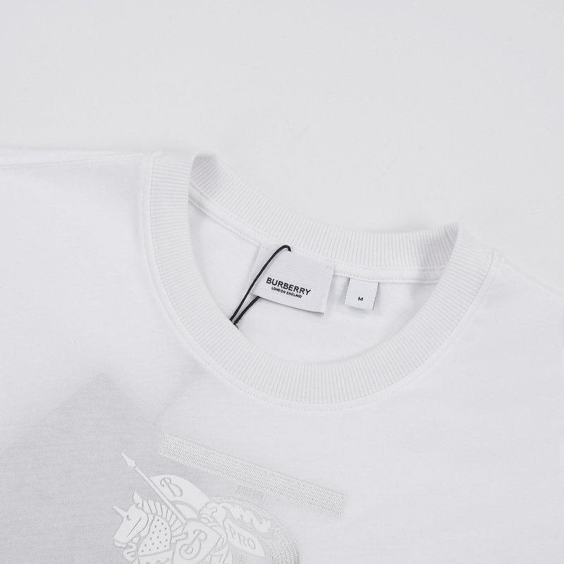 Футболка Burberry With Logo Printing "White" фото № 7