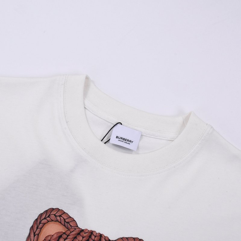 Футболка Burberry Knitted Toy With A Book "White" фото № 8
