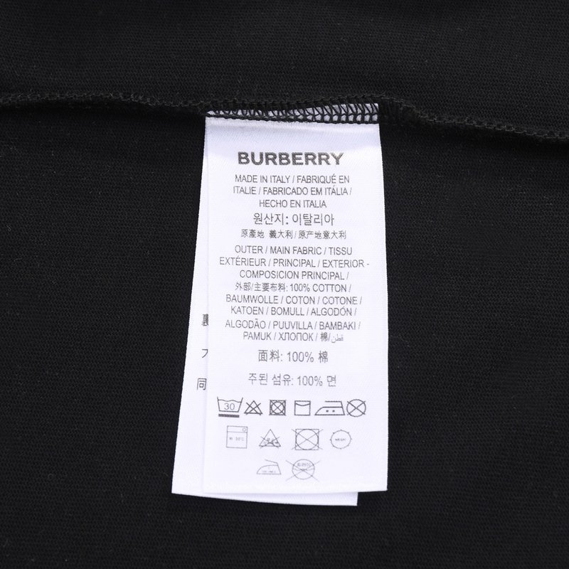 Футболка Burberry Pink Ribbon Print With Inscription "Black" фото № 7