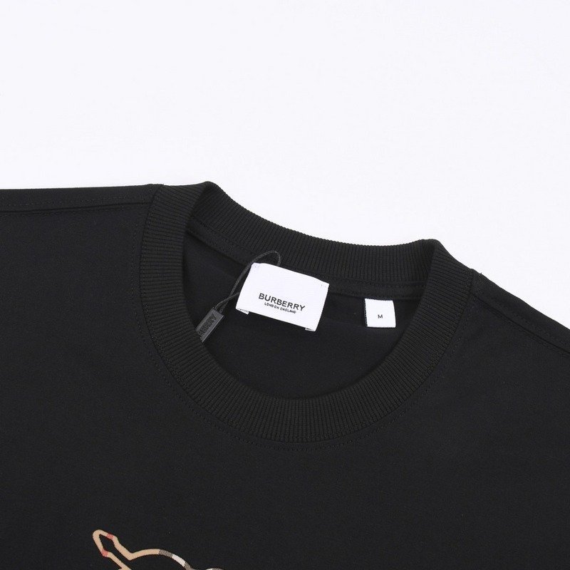 Футболка Burberry Wide With Logo "Black" фото № 6