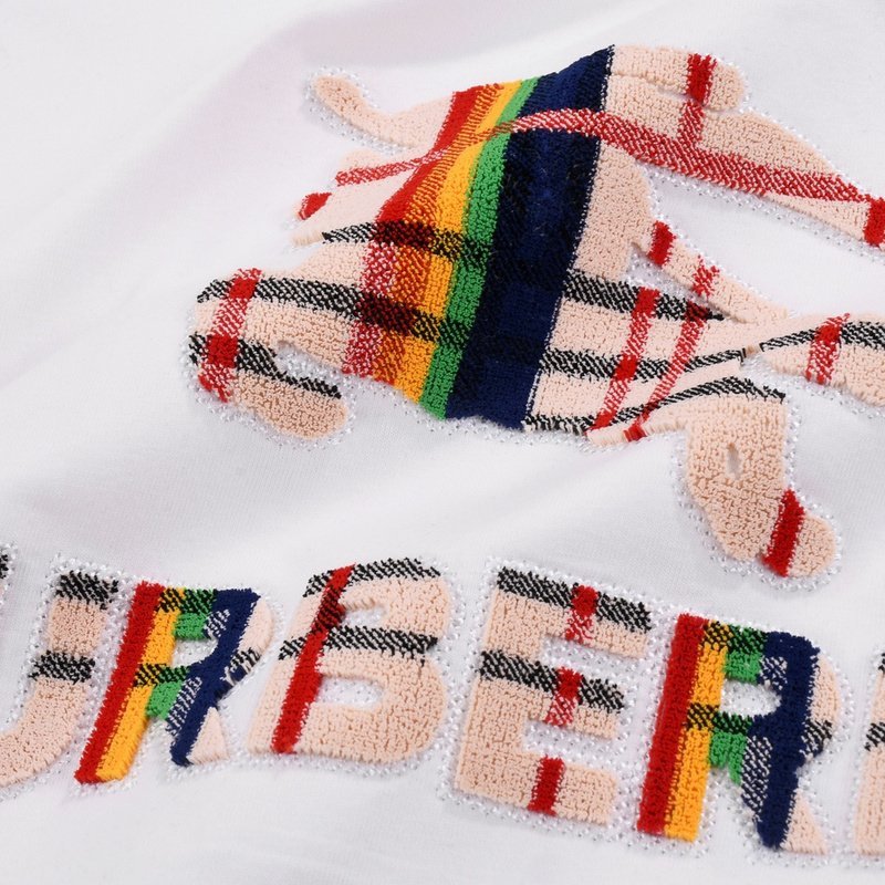 Футболка Burberry With Soft Colored Logo "White" фото № 6