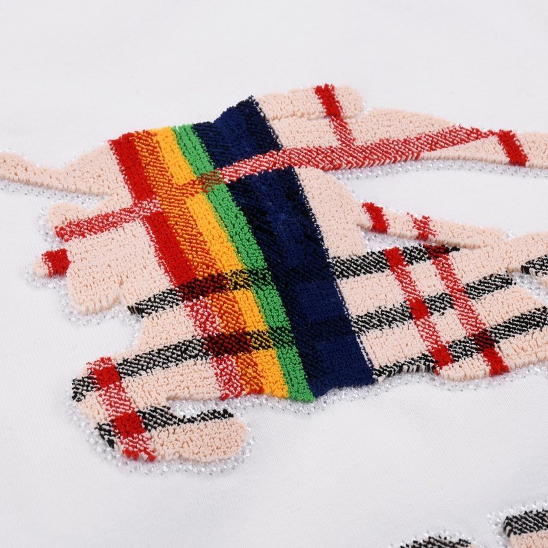 Футболка Burberry With Soft Colored Logo "White" фото № 8