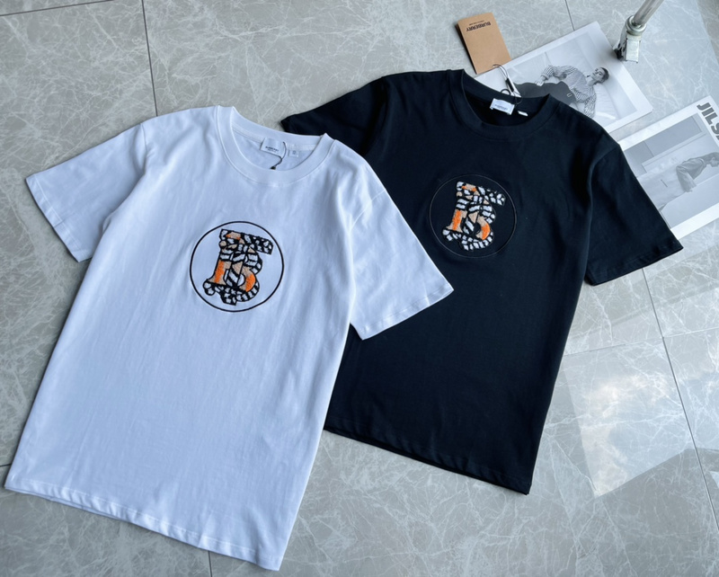 Футболка Burberry Logo In Circle "Black" фото № 2