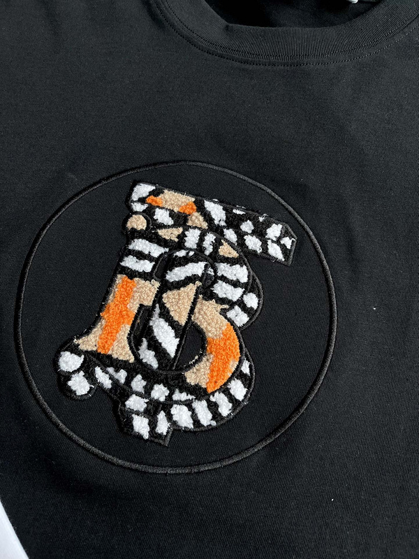 Футболка Burberry Logo In Circle "Black" фото № 5