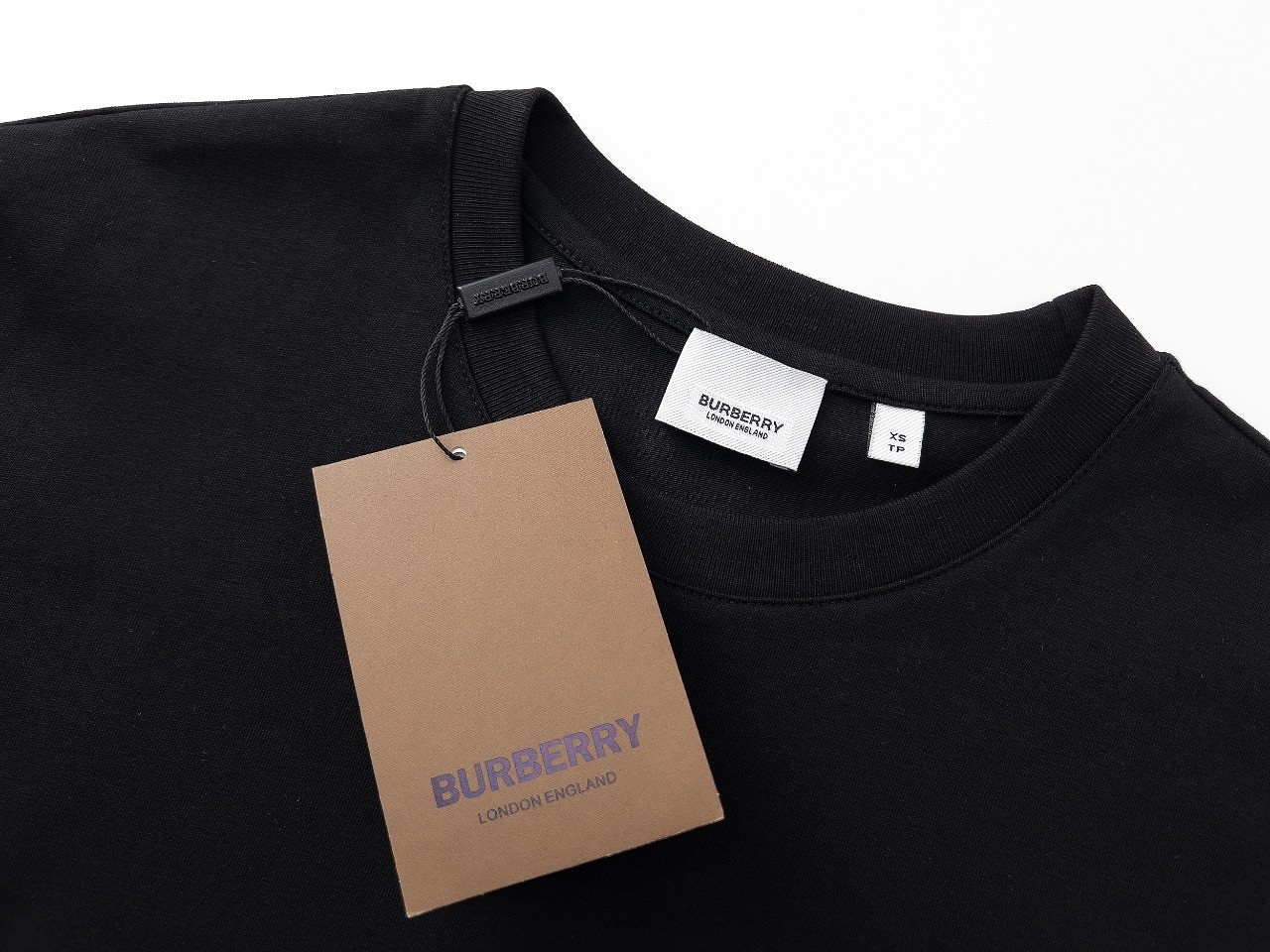 Футболка Burberry Frontside Logo Burberry London England "Black" фото № 3