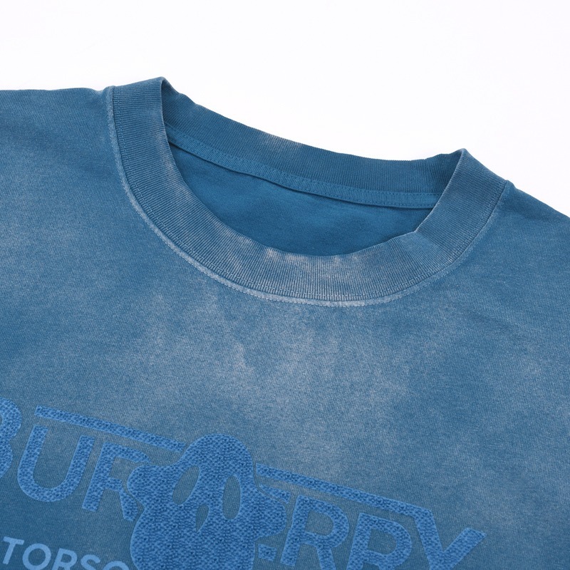 Футболка Burberry Fading Color "Blue" фото № 4
