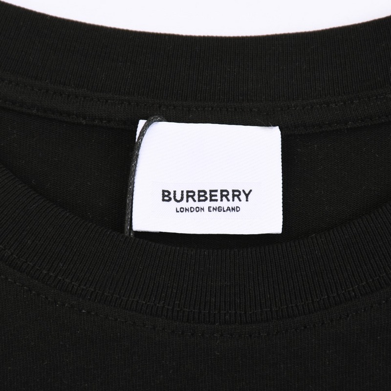 Футболка Burberry Logo With An Angel "Black" фото № 3