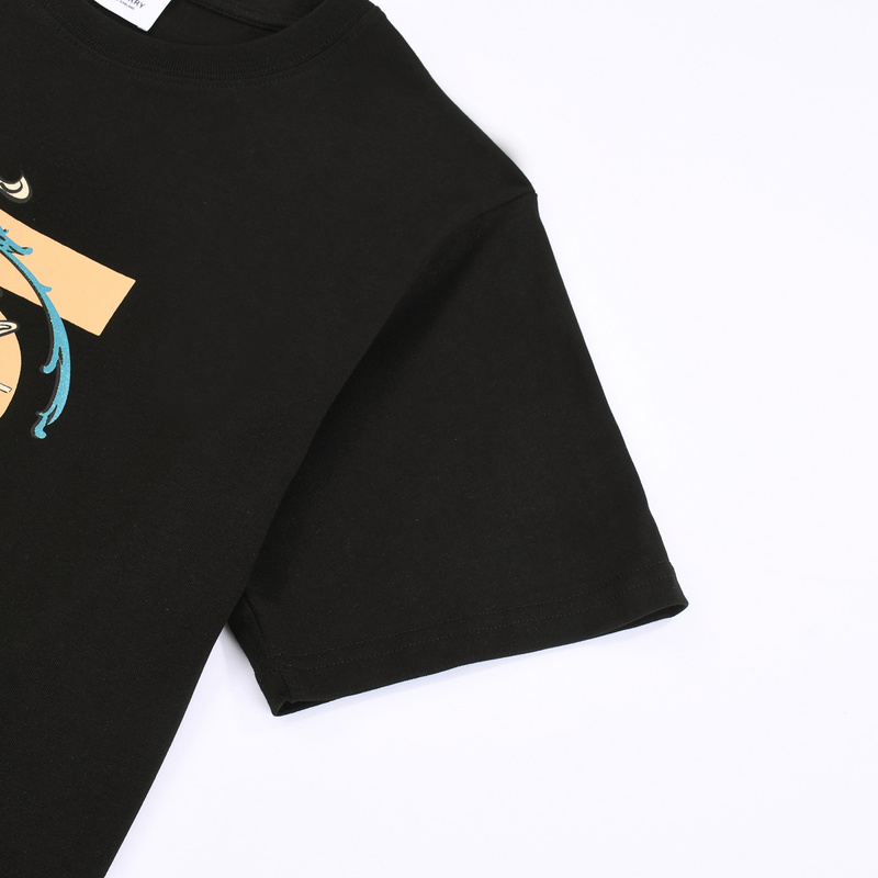 Футболка Burberry Logo With An Angel "Black" фото № 6