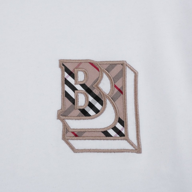 Футболка Burberry Three-Dimensional Logo "White" фото № 3