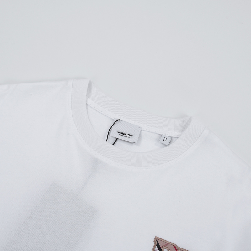 Футболка Burberry Three-Dimensional Logo "White" фото № 7