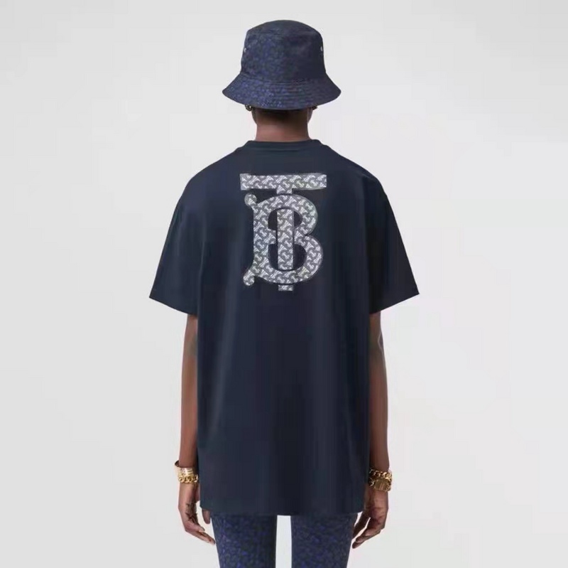 Футболка Burberry Monogram TB "Black" фото № 3