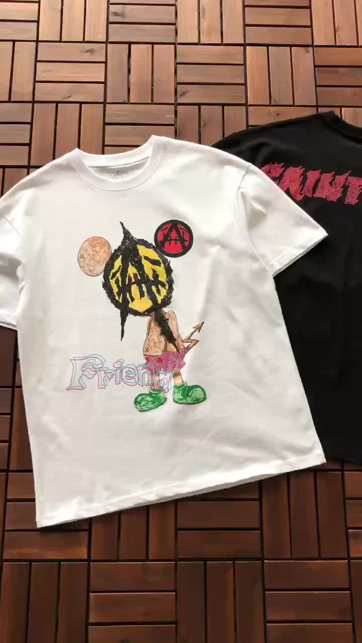 Футболка Cactus Jack Merch Image With Lettering Friend "White" фото № 9