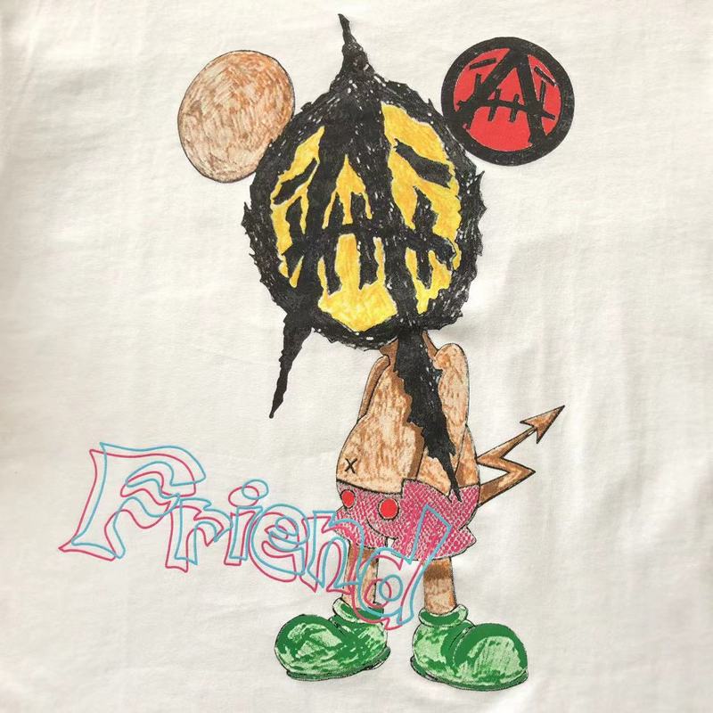 Футболка Cactus Jack Merch Image With Lettering Friend "White" фото № 7