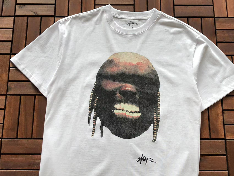 Футболка Cactus Jack Merch Face With Inscription "White" фото № 4