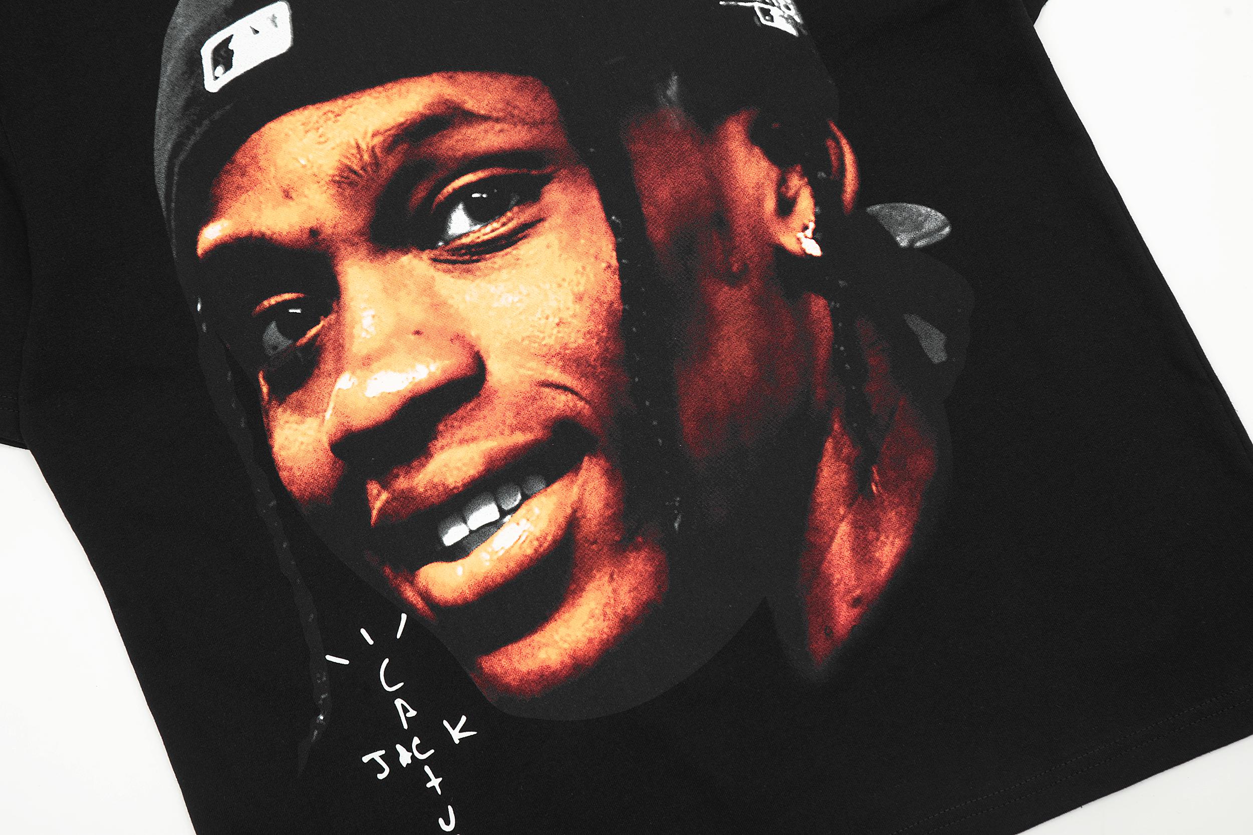 Футболка Cactus Jack Rapper "Black" фото № 3