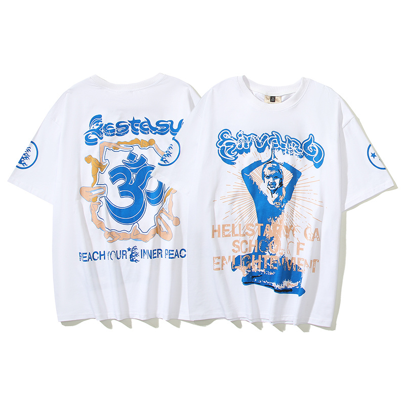 Футболка Cactus Jack Merch Hellstar "White" фото № 3