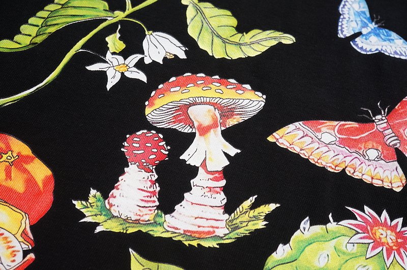 Футболка Casablanca Fly Agarics "Black" фото № 9