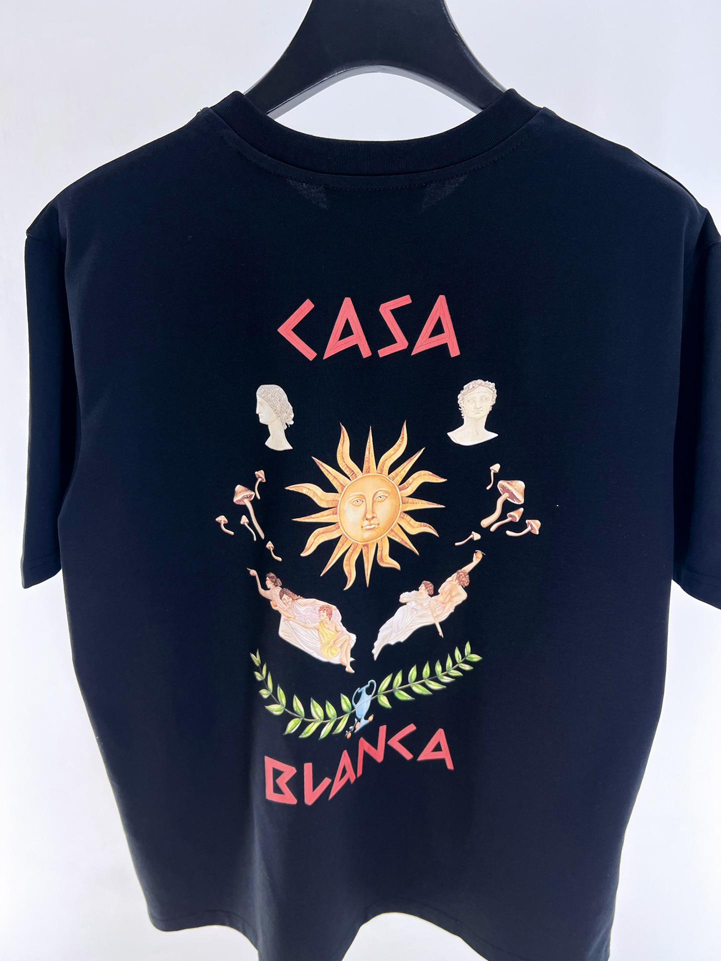 Футболка Casablanca Atributs And Logos Of Casablanca "Blue" фото № 3