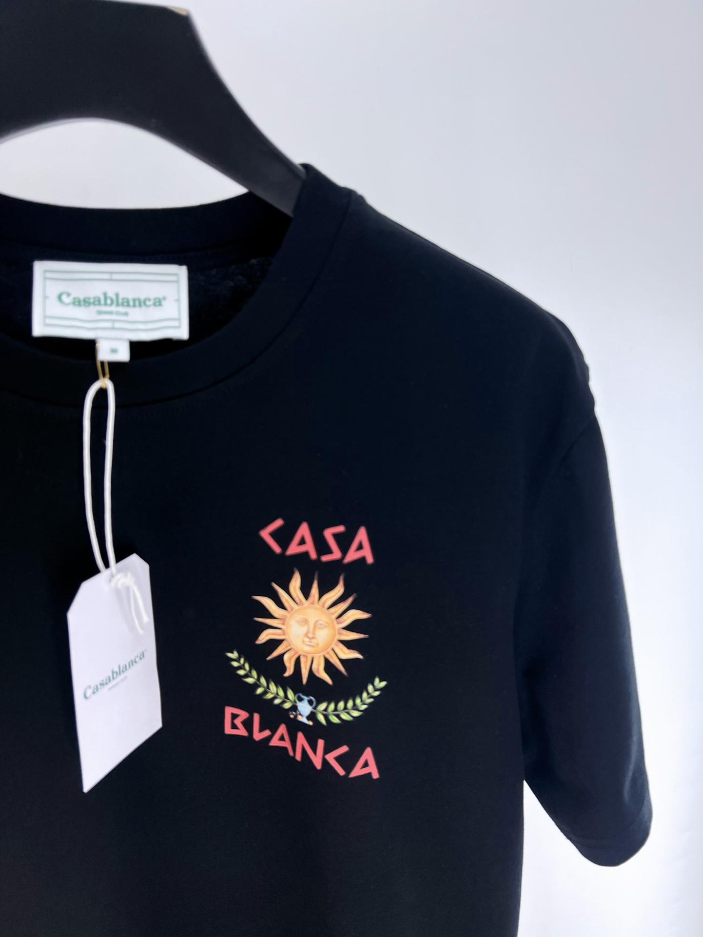 Футболка Casablanca Atributs And Logos Of Casablanca "Blue" фото № 2