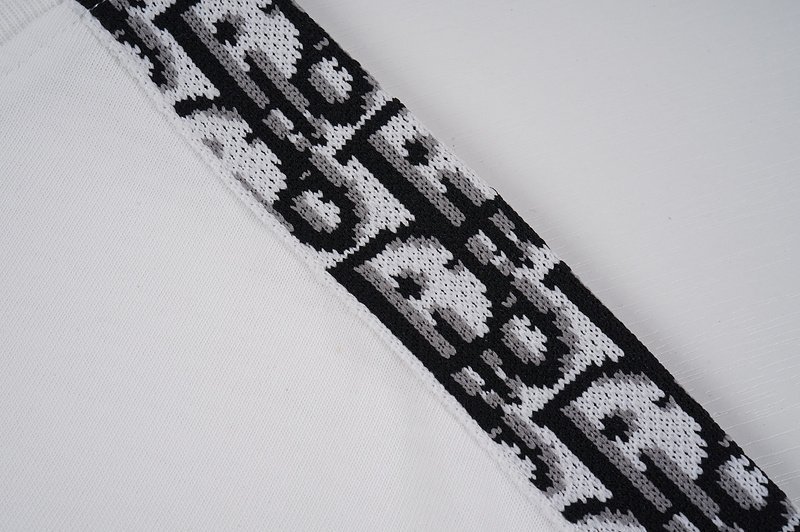 Футболка Christian Dior Front Pocket And Sleeves Decorated By Logo Symbols "White" фото № 3