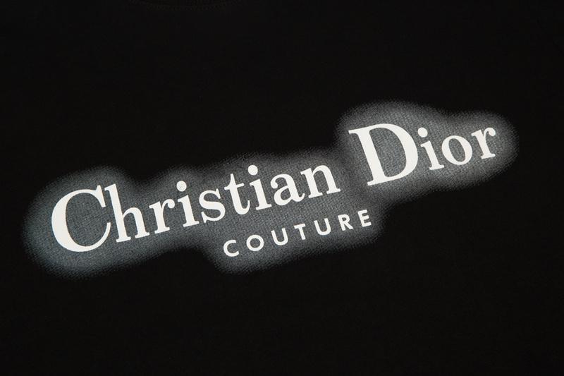 Футболка Christian Dior Glowly Letters "Black" фото № 5