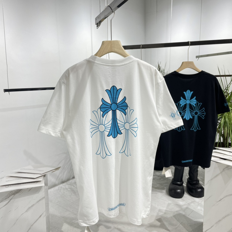 Футболка Chrome Hearts With A Pocket "White" фото № 3