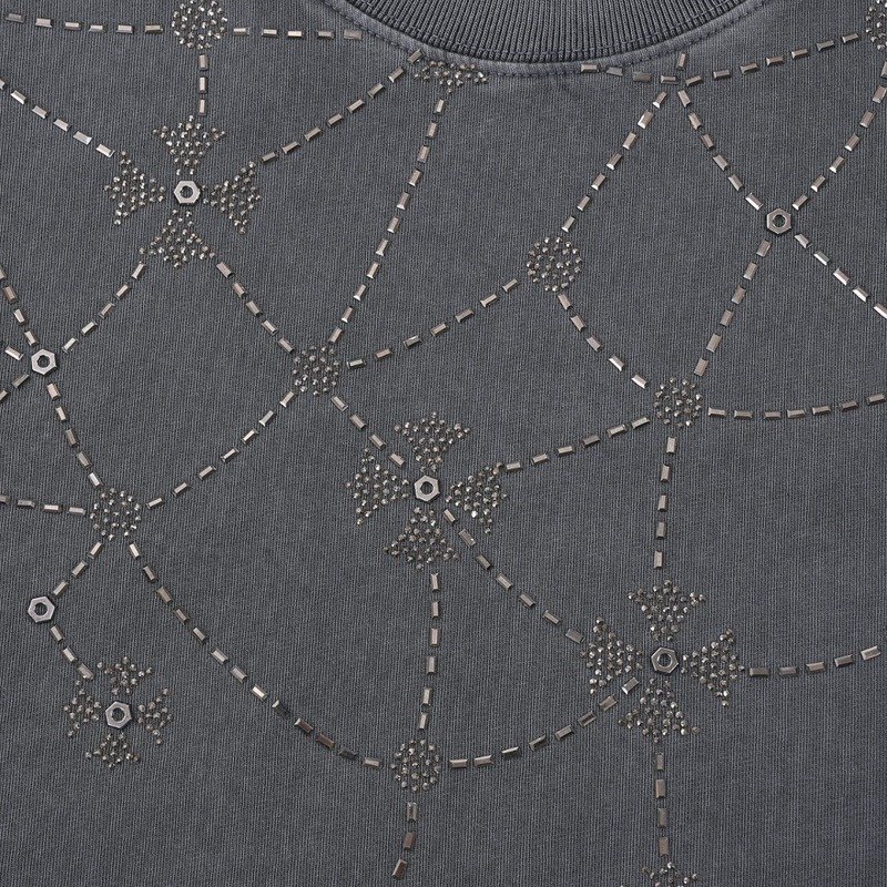 Футболка Chrome Hearts With Logo And Bound Print "Gray" фото № 5