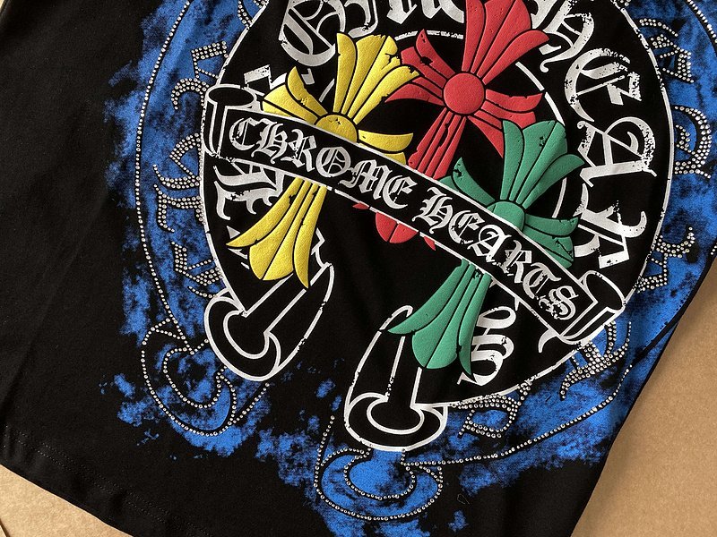 Футболка Chrome Hearts With A Bright Logo "Black" фото № 5