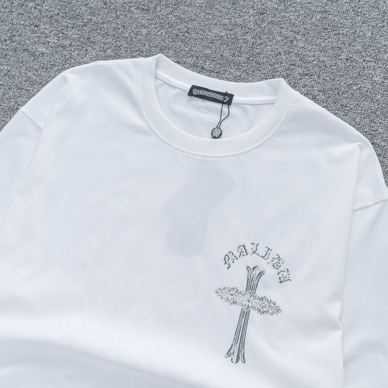 Футболка Chrome Hearts With Openwork Cross - Luminous "White" фото № 5