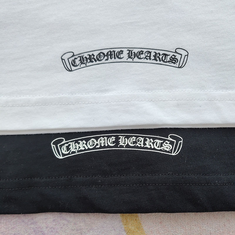 Футболка Chrome Hearts Multicolor Print "White" фото № 5