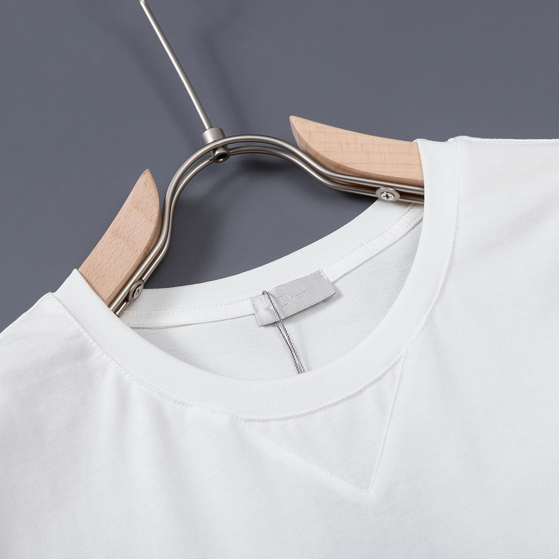 Футболка Dior Logo Avenue Montaigne "White" фото № 3