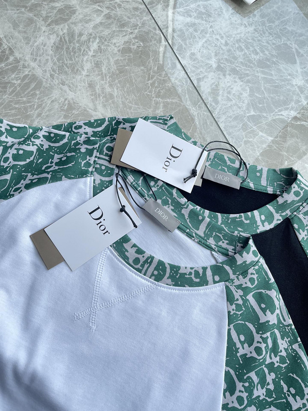 Футболка Dior Mint Sleeve "White" фото № 2