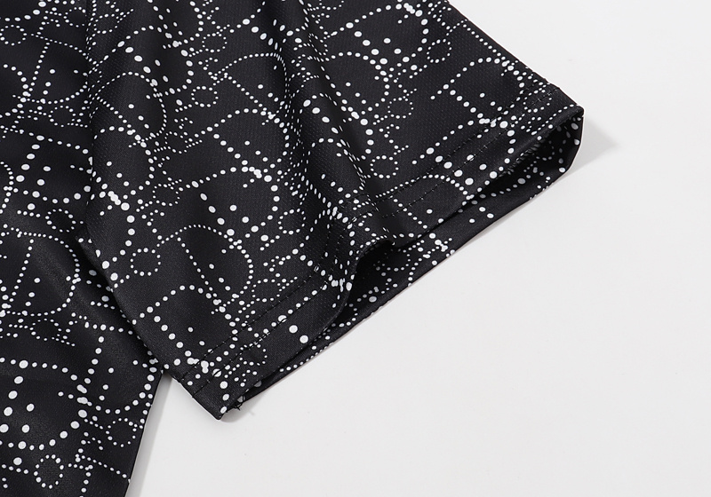 Футболка Dior Dot Inscription "Black" фото № 5