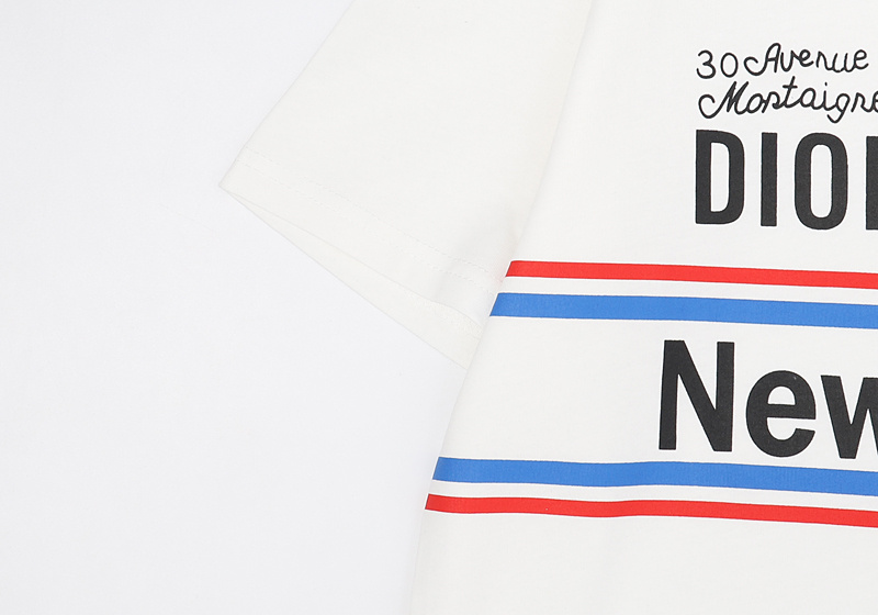 Футболка Dior New Look "White" фото № 4
