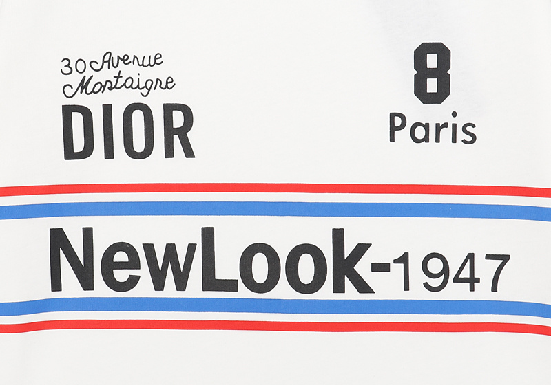 Футболка Dior New Look "White" фото № 5