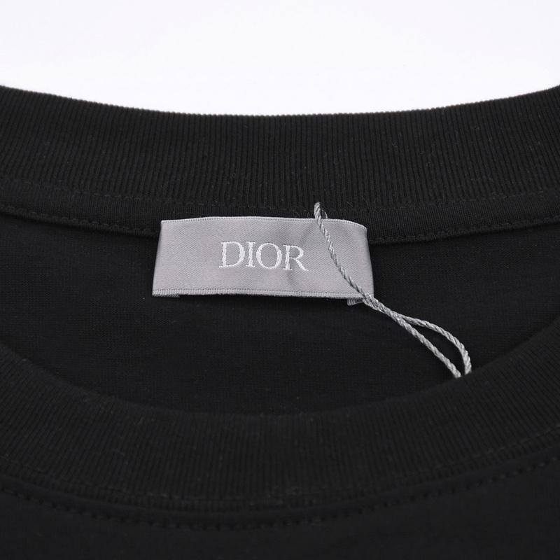 Футболка Dior Number Eight With Logo "Black" фото № 2