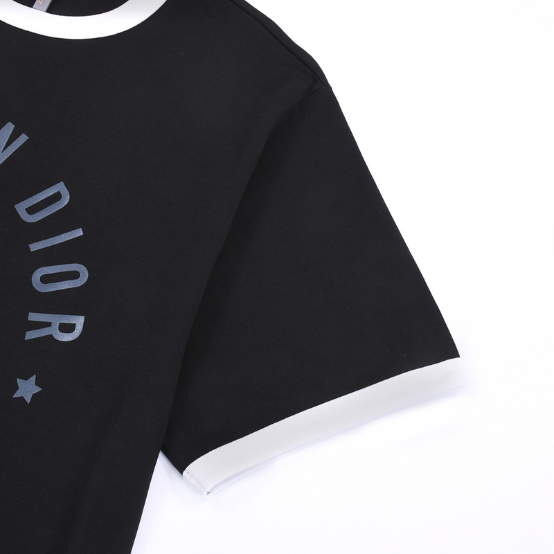Футболка Dior Print Of Branded Cat "Black" фото № 3
