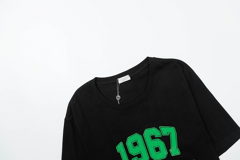 Футболка Dior With An Inscription In Green "Black" фото № 6