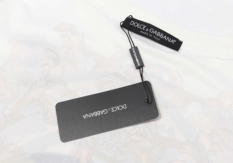 Футболка Dolce Gabbana Fabulous Mirror Drawing "White" фото № 9