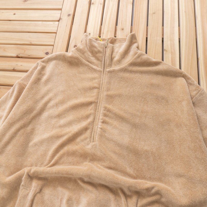 Футболка Fear of God Plain With Zipper "Beige" фото № 9