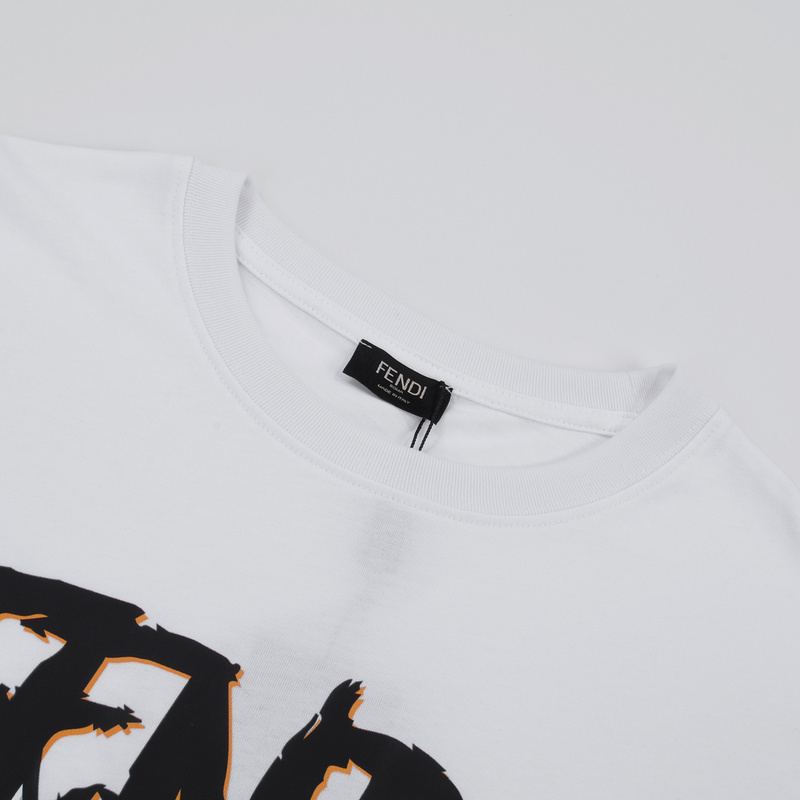 Футболка Fendi Angry Dog "White" фото № 3