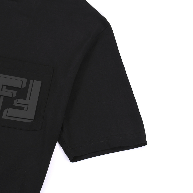 Футболка Fendi The Letter F Are Inverted "Black" фото № 2