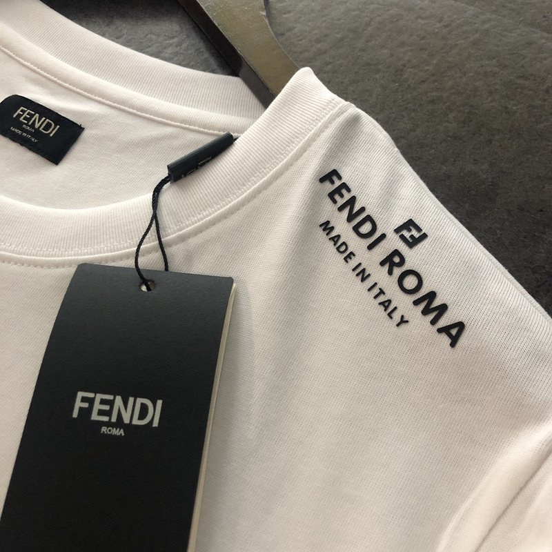 Футболка Fendi Italian Style "White" фото № 3