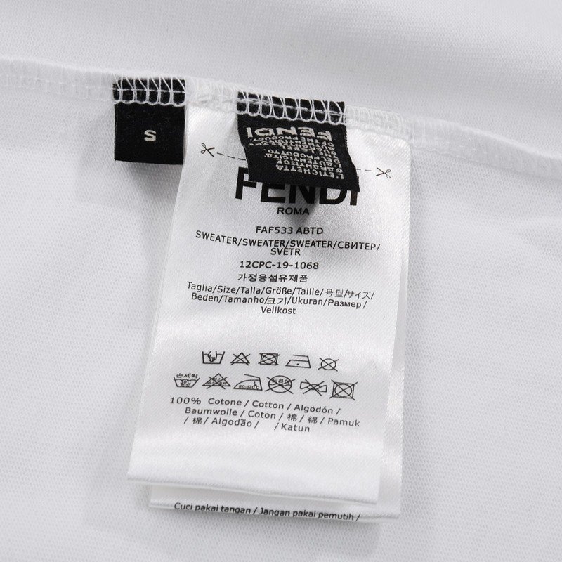 Футболка Fendi Bear Basketball Player "White" фото № 4