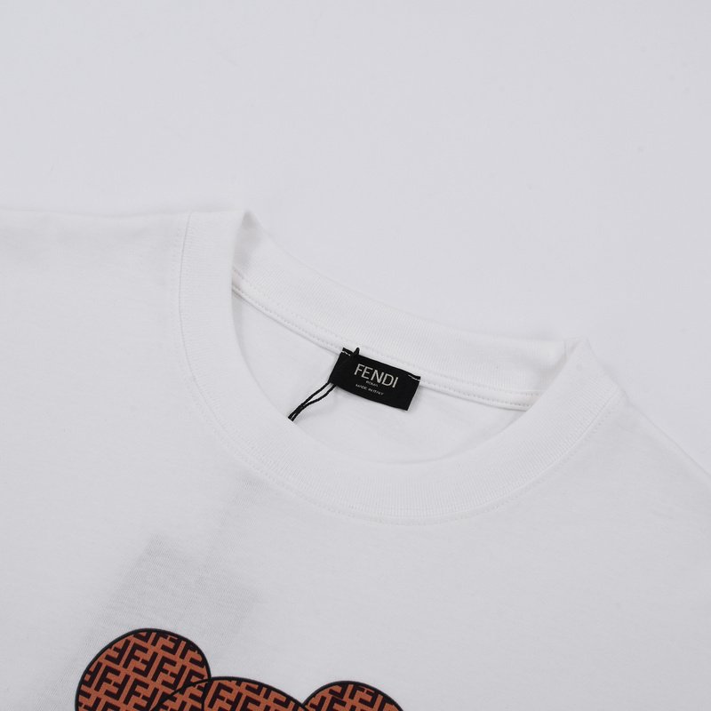 Футболка Fendi Bear Basketball Player "White" фото № 5