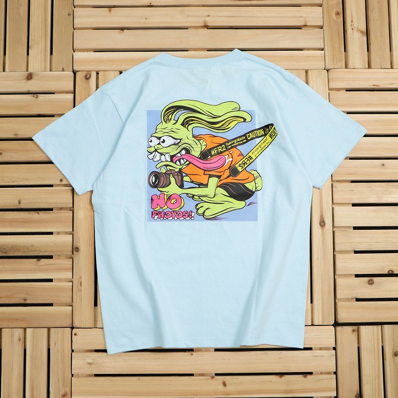 Футболка FR2 Zombi Rabbit "No Problem" "Blue" фото № 2