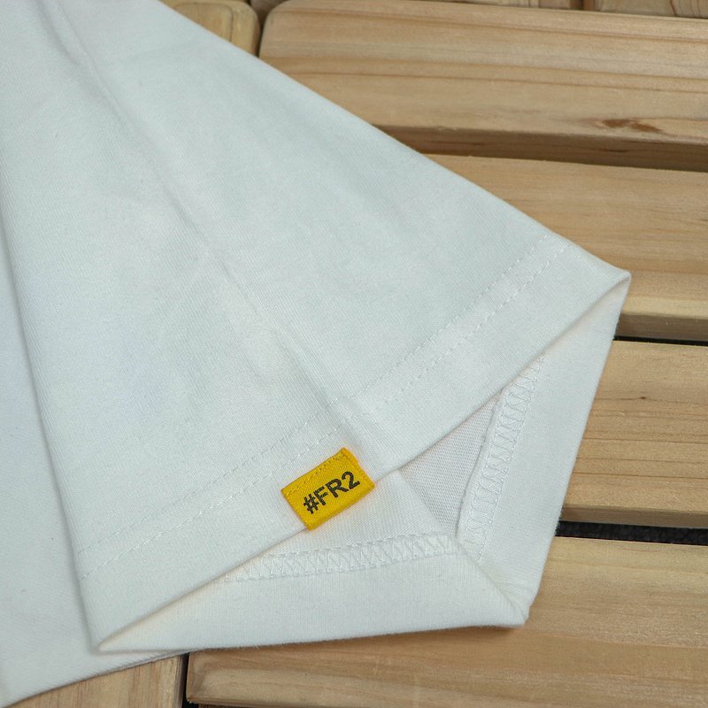 Футболка FR2 Print Two Rabbits In Square And Logo Front "White" фото № 7