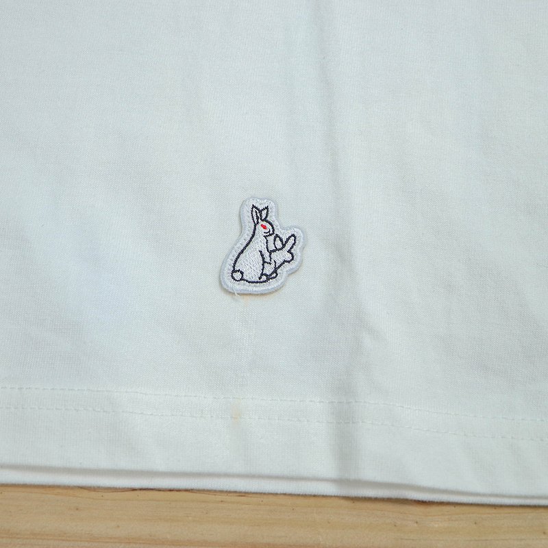 Футболка FR2 Print Two Rabbits In Square And Logo Front "White" фото № 6