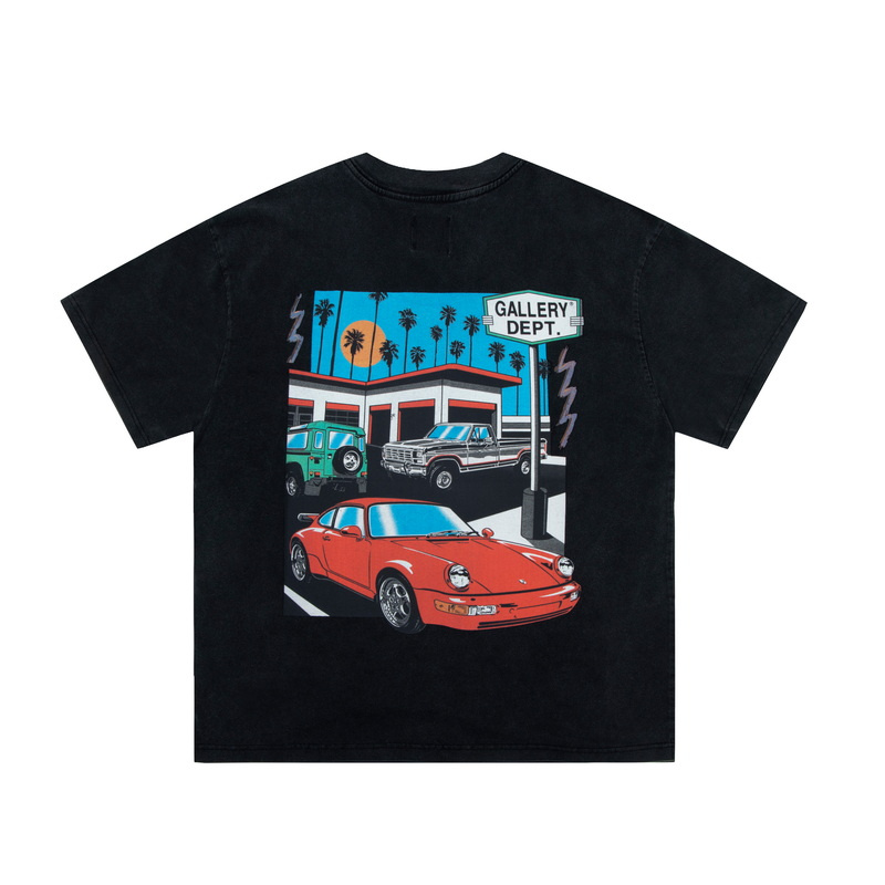Футболка Gallery Dept With A Car Print "Black" фото № 2